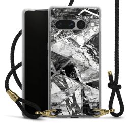 Carry Case Transparent Leather black/gold