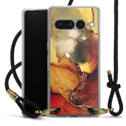 Carry Case Transparent Leather black/gold