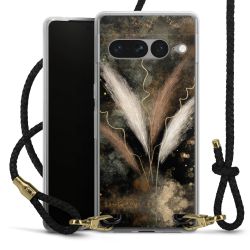 Carry Case Transparent Leather black/gold