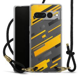 Carry Case Transparent Leather black/gold