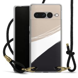 Carry Case Transparent Leather black/gold