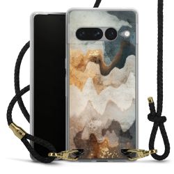 Carry Case Transparent Leather black/gold