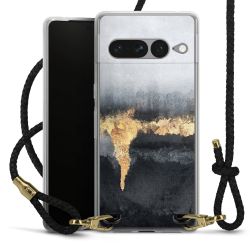 Carry Case Transparent Leather black/gold