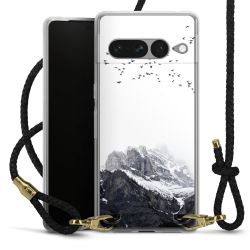 Carry Case Transparent Leather black/gold