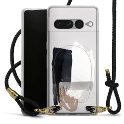 Carry Case Transparent Leather black/gold