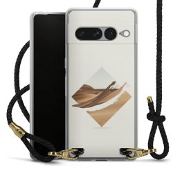 Carry Case Transparent Leather black/gold