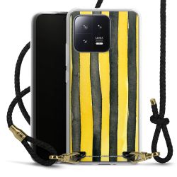 Carry Case Transparent Leather black/gold