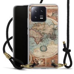 Carry Case Transparent Leather black/gold