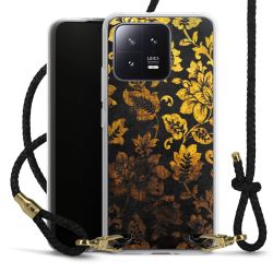 Carry Case Transparent Leather black/gold