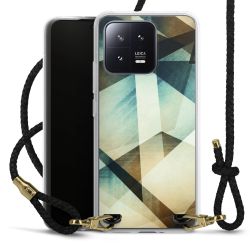 Carry Case Transparent Leather black/gold