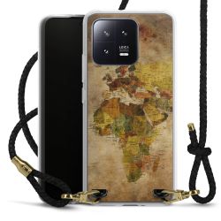 Carry Case Transparent Leather black/gold