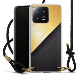 Carry Case Transparent Leather black/gold