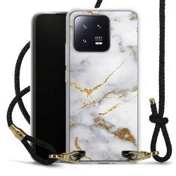 Carry Case Transparent Leather black/gold