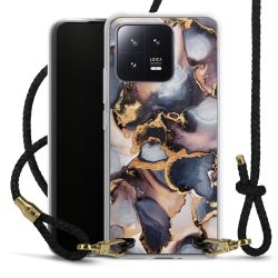 Carry Case Transparent Leather black/gold