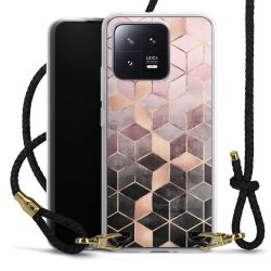 Carry Case Transparent Leather black/gold