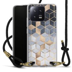 Carry Case Transparent Leather black/gold