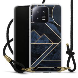 Carry Case Transparent Leather black/gold