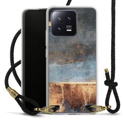 Carry Case Transparent Leather black/gold