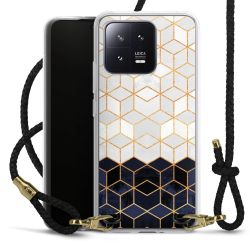 Carry Case Transparent Leather black/gold