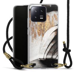 Carry Case Transparent Leather black/gold