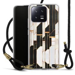 Carry Case Transparent Leather black/gold