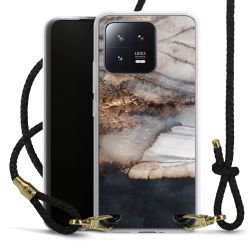 Carry Case Transparent Leather black/gold