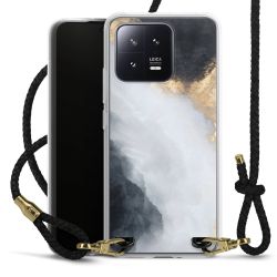 Carry Case Transparent Leather black/gold