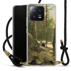 Carry Case Transparent Leather black/gold