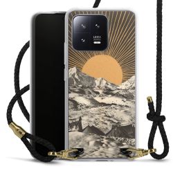 Carry Case Transparent Leather black/gold