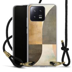 Carry Case Transparent Leather black/gold