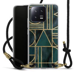 Carry Case Transparent Leather black/gold