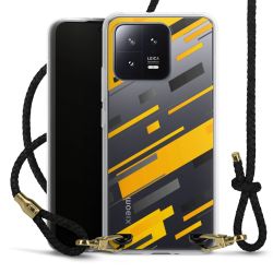 Carry Case Transparent Leather black/gold