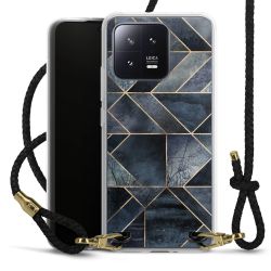 Carry Case Transparent Leather black/gold