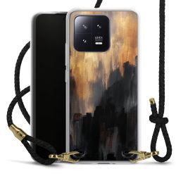 Carry Case Transparent Leather black/gold