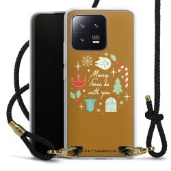 Carry Case Transparent Leather black/gold