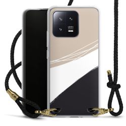 Carry Case Transparent Leather black/gold