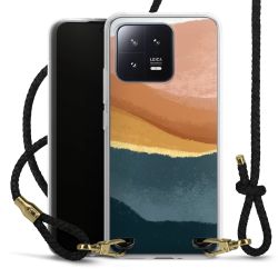 Carry Case Transparent Leather black/gold