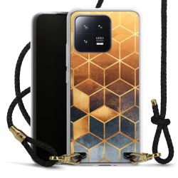 Carry Case Transparent Leather black/gold