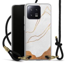 Carry Case Transparent Leather black/gold