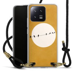 Carry Case Transparent Leather black/gold