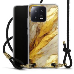 Carry Case Transparent Leather black/gold