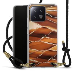 Carry Case Transparent Leather black/gold