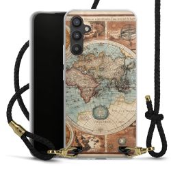 Carry Case Transparent Leather black/gold