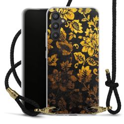 Carry Case Transparent Leather black/gold