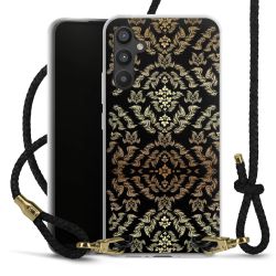 Carry Case Transparent Leather black/gold