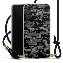 Carry Case Transparent Leather black/gold