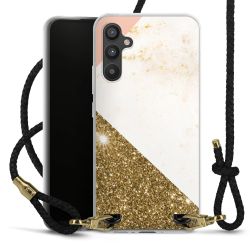 Carry Case Transparent Leather black/gold