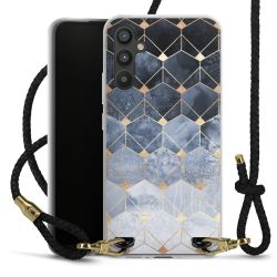 Carry Case Transparent Leather black/gold