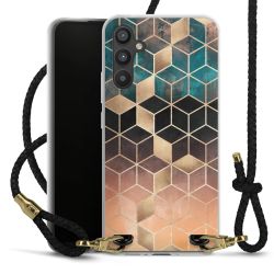 Carry Case Transparent Leather black/gold