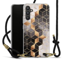 Carry Case Transparent Leather black/gold